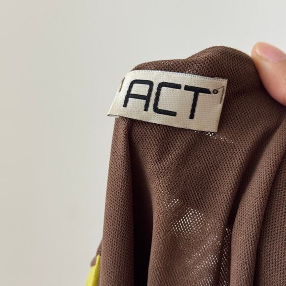 Vintage Italian psychedelic graphic mesh sleeveless top (Medium) - Picture 8 of 8